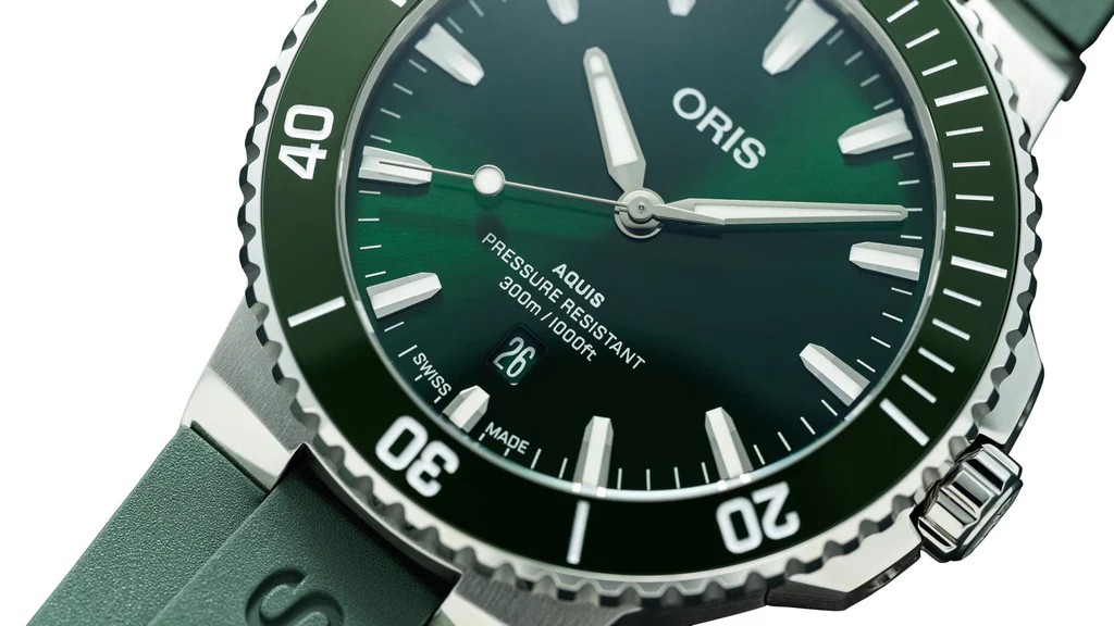 Часы ORIS  Мужские швейцарские часы, автоматический механизм, сталь, 43,5 мм